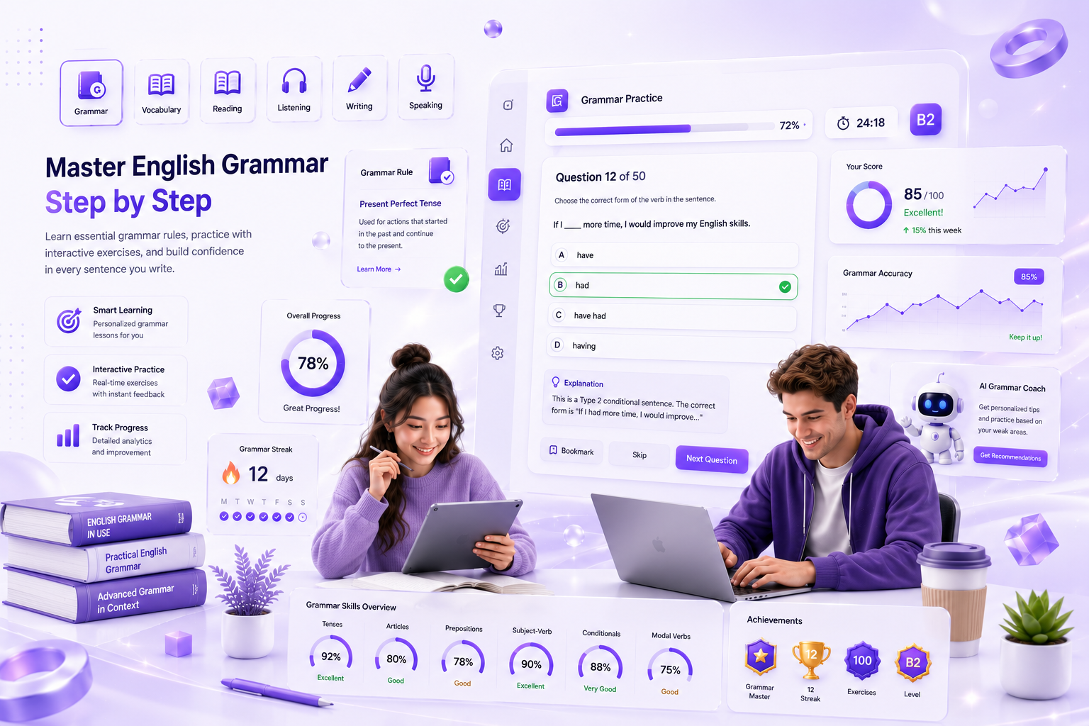 English Grammar Hub Hero