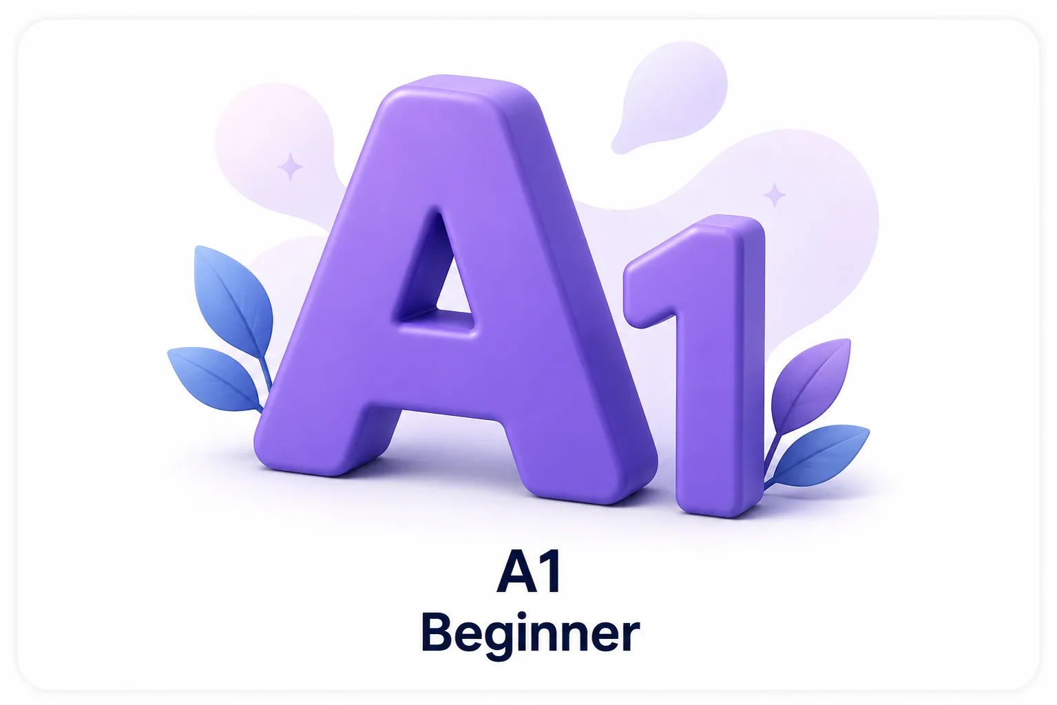 CEFR A1 - Beginner